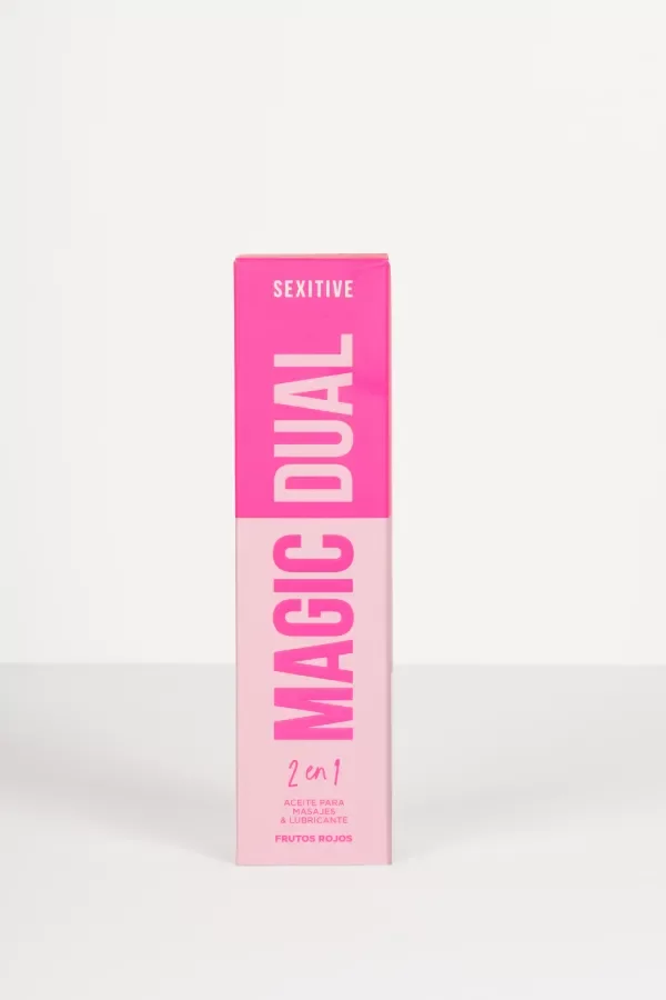 Producto - MAGIC DUAL ACEITE LUBRICANTE AROMA FRUTOS ROJOS