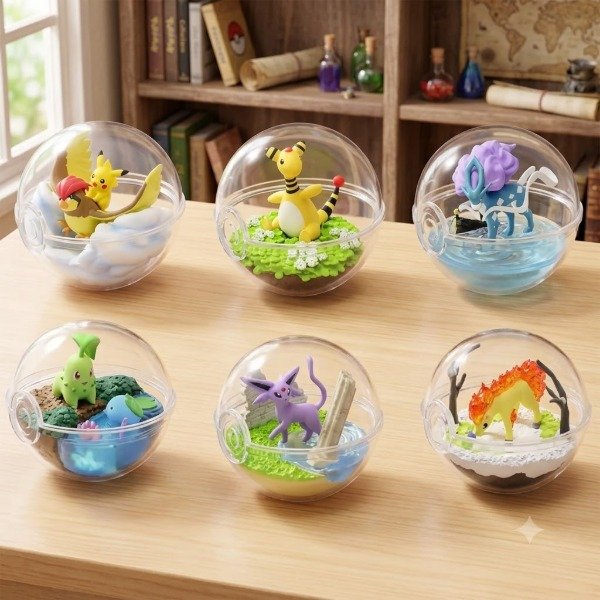 Producto - Diroramas Terrarios Pokemon - 5cm - Ingrese para elegir
