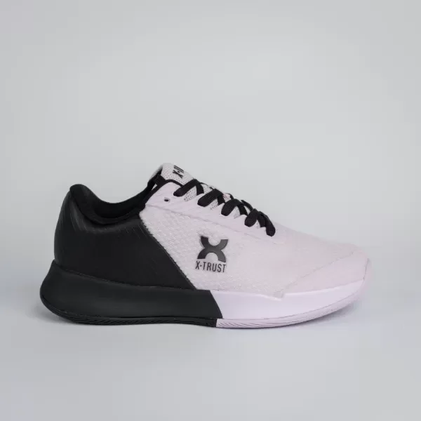 Producto - ZAPATILLAS X-TRUST AERODYNAMIC WOMAN BLACK-SOFT PURPLE