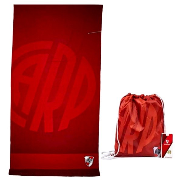 Producto - Toallon Oficial River Plate Con Mochila RP2