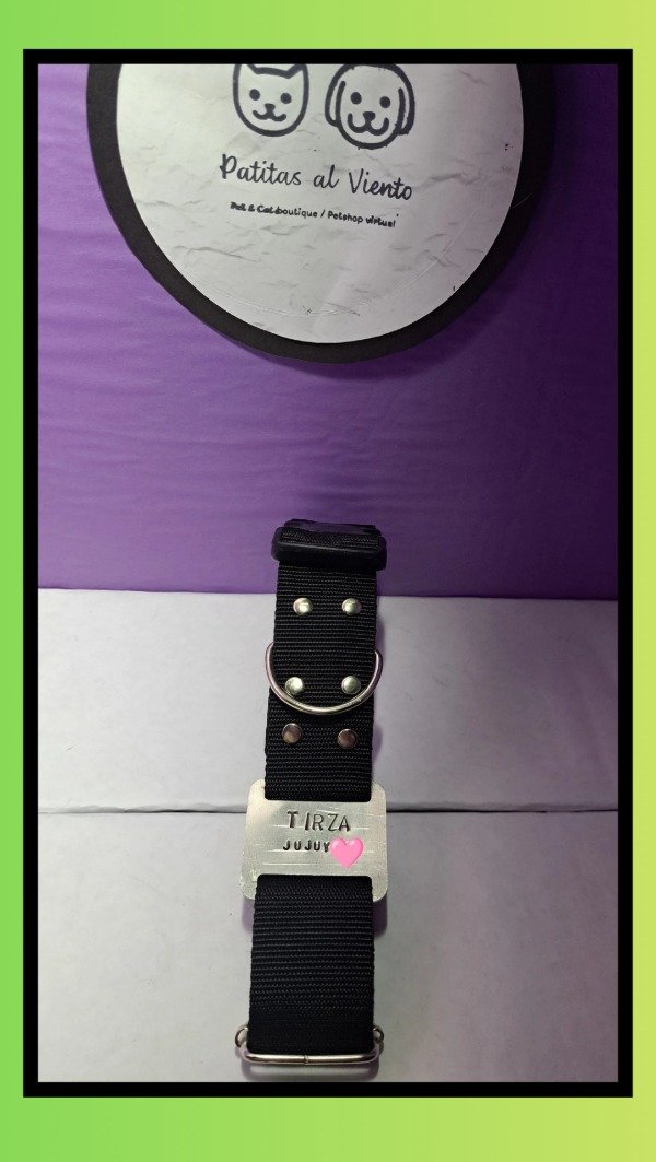 Producto - Collar identificatorio regulable XL