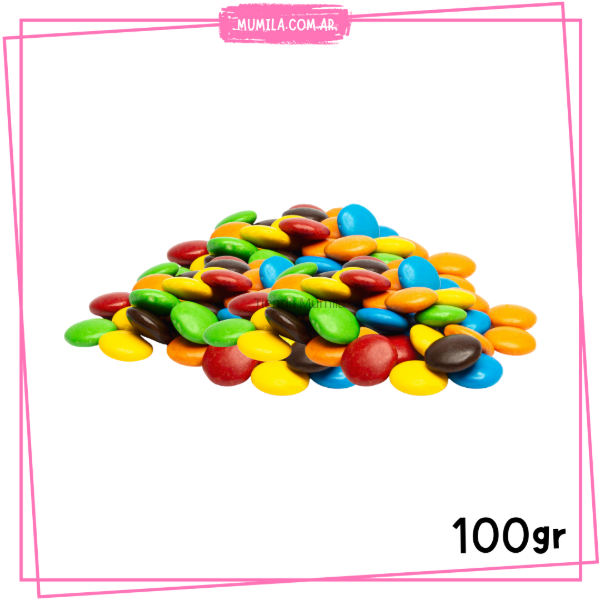 Producto - Lentejas chocolate MINI Rocklets x100gr