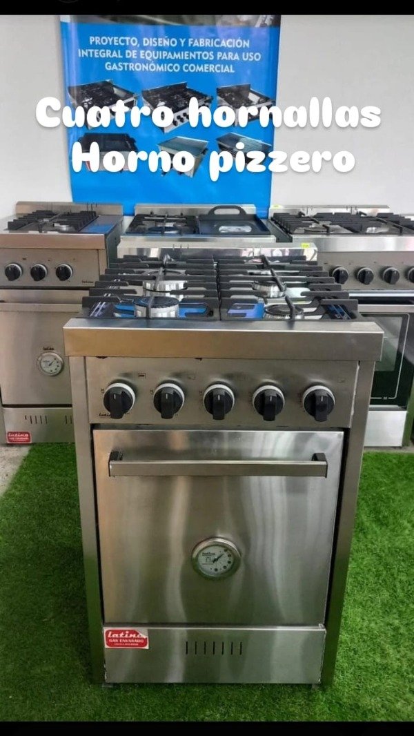 Producto - Cocina Latina semi industrial  4 hornallas