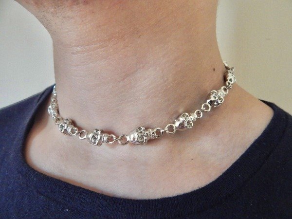 Producto - Choker dije calaveras