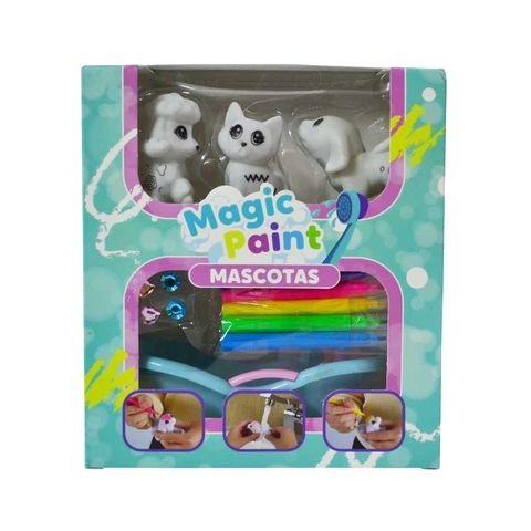 Producto - MASCOTAS PARA PINTAR LAVABLE CON ACCESORIOS EN CAJA 17X19X9CM