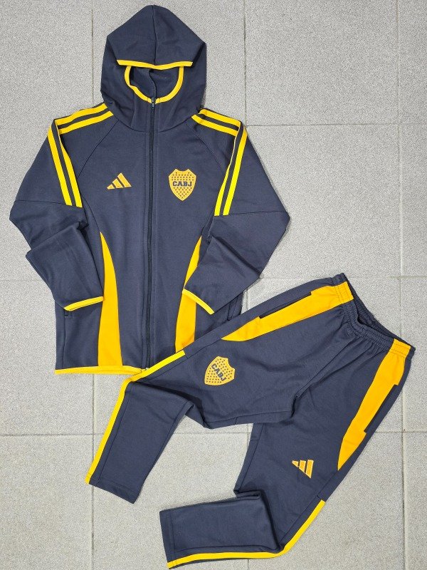 Producto - Conjunto Boca Juniors Gris Niño