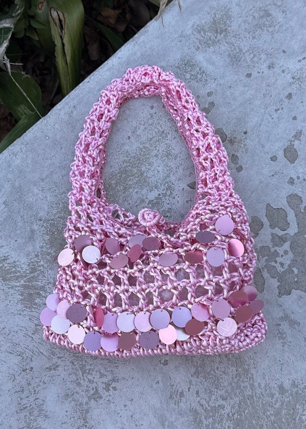 Producto - Crochet Bag Pink HandMade