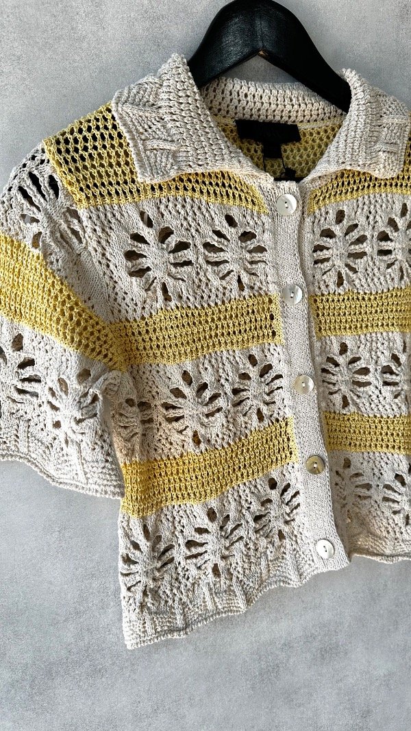 Producto - Chaqueta crochet hilo Zara - 4