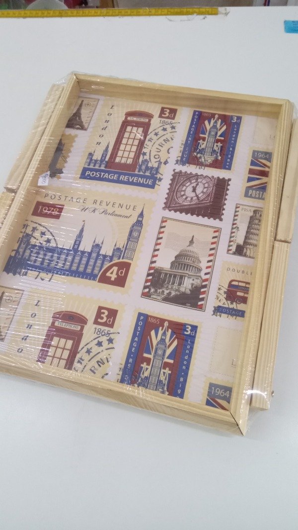 Producto - Bandeja de madera para desayuno