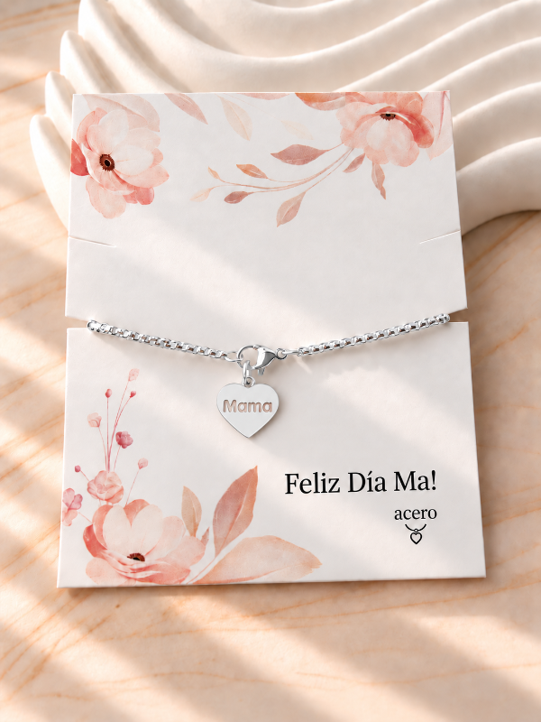 Producto - PULSERA CORAZÓN MAMÁ 0037 - 1