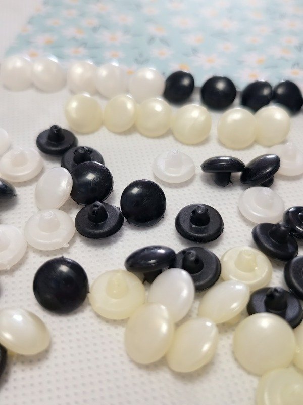 Producto - Botones perla chata 14 mm - 2