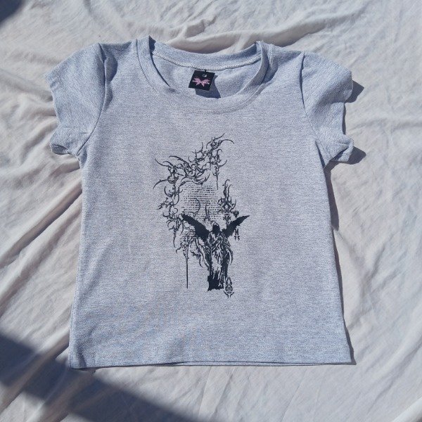 Producto - Remera angel gris