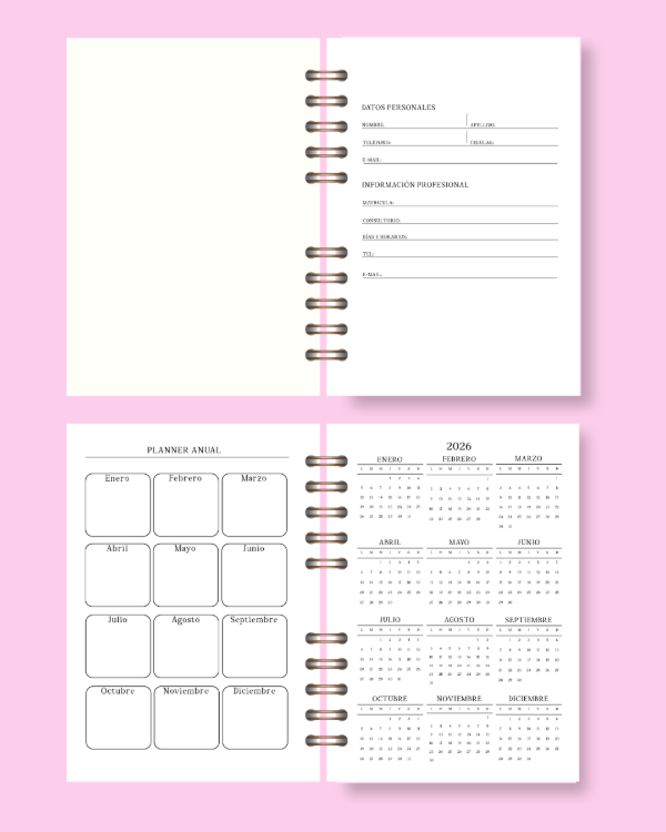 Producto - CUADERNOS AGENDA PSICOLOGIA TURNERO 45 MIN - 3
