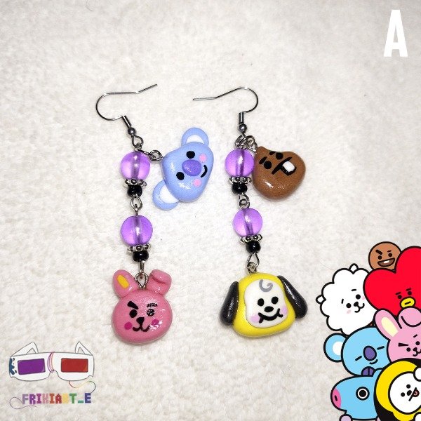 Producto - Aros BT21 Porcelana