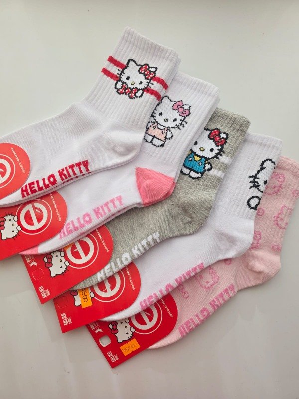 Producto - Medias Tenis Hello Kitty T.36 a 41 x1