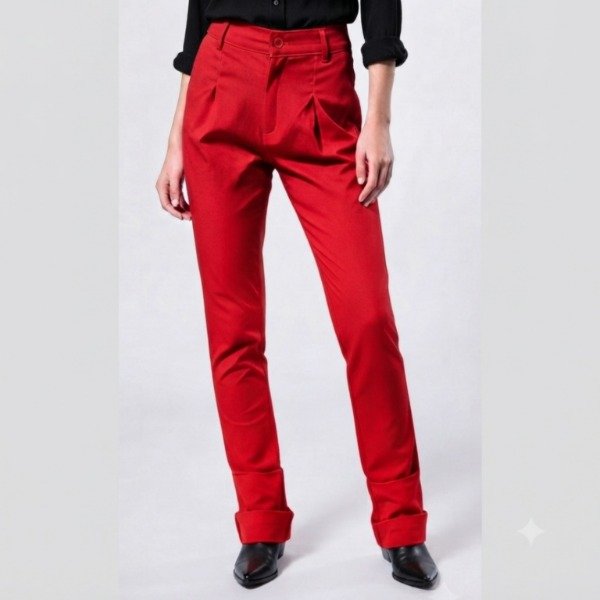 Producto - Sastrero Bengalina Rojo. Talle 46/48 - 0