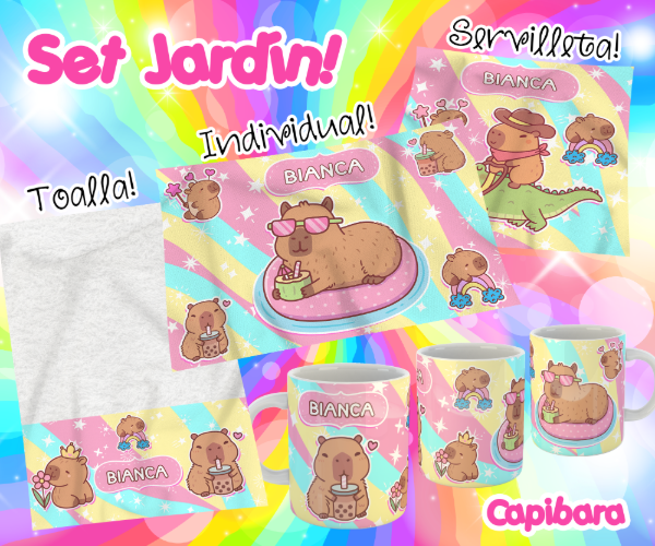 Producto - SETS DE JARDÍN - CAPIBARAS 20