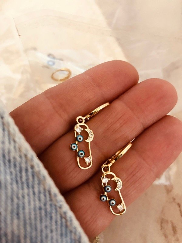 Producto - Huggies Moonstar Bañado en Oro 18k