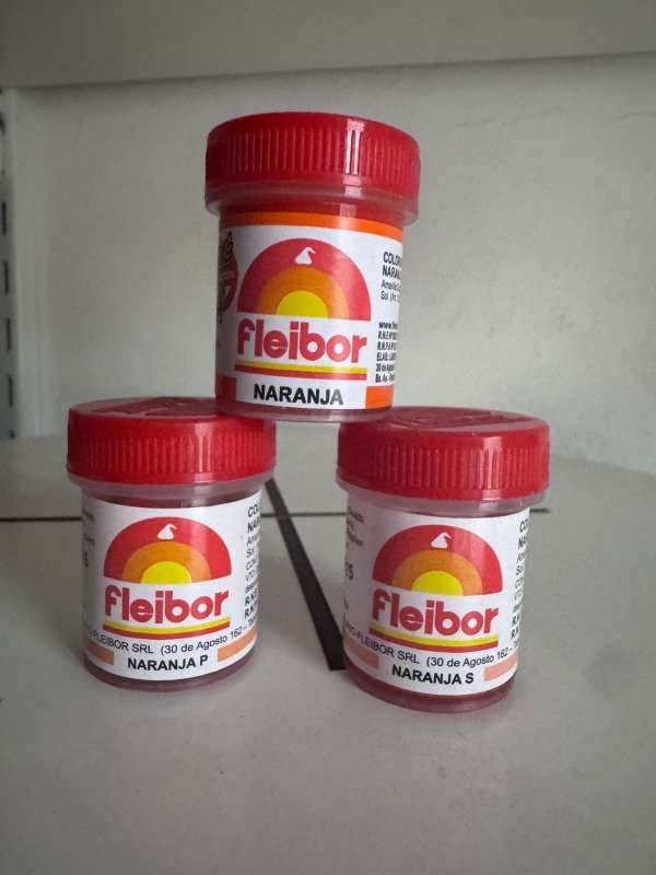 Producto - Colorante en Pasta Fleibor Naranja  x 15 gr