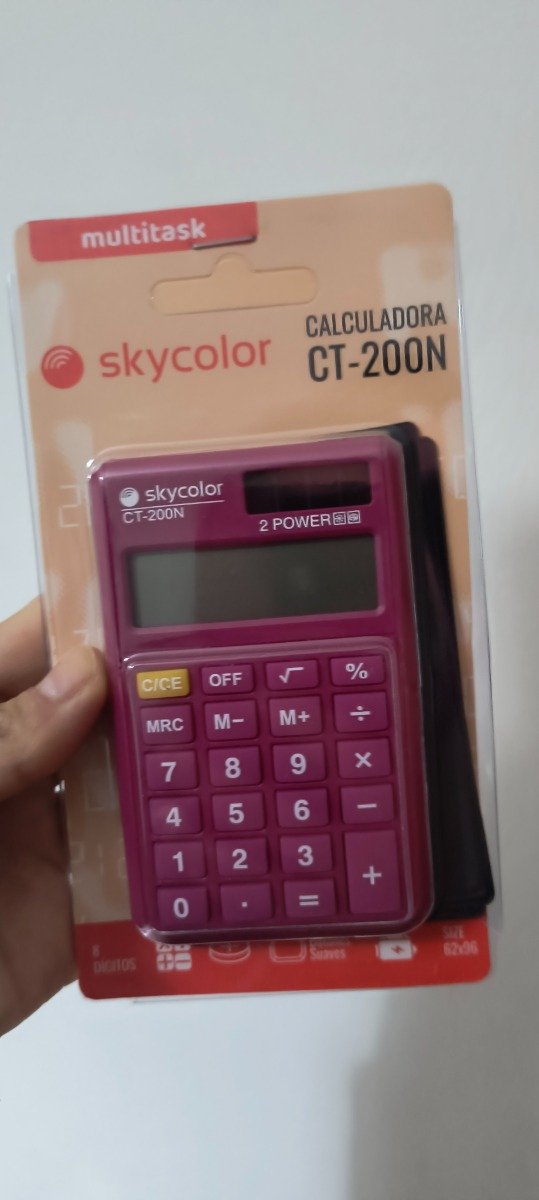 Producto - Calculadora magenta skycolor ct200n