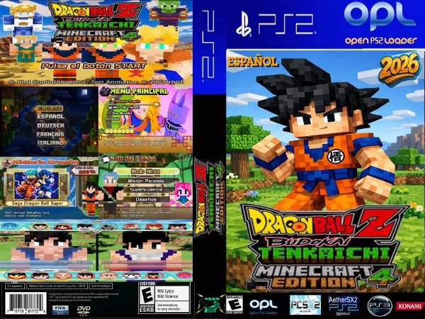 Producto - DRAGON BALL  Z TENKAICHI 4 MINECRAFT 2026 (LATINO)