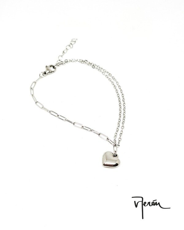 Producto - Pulsera combinada corazón