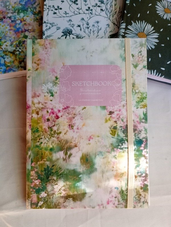Producto - Cuaderno A5 jardín rosa - 0