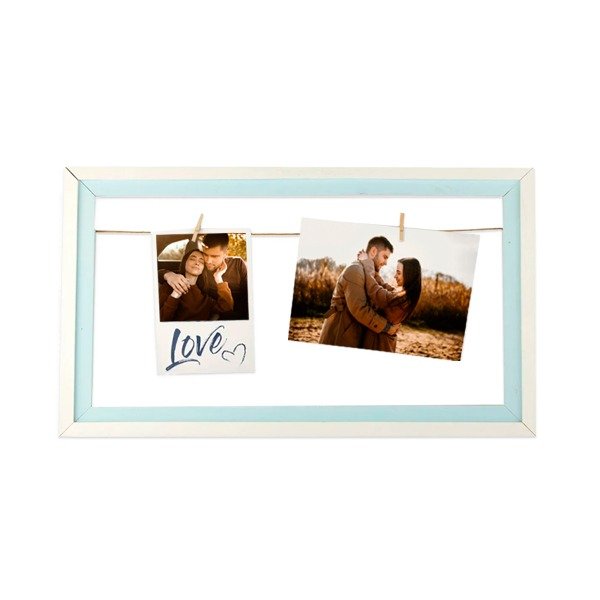 Producto - Porta Foto Con Broche + Fotografías Personalizadas