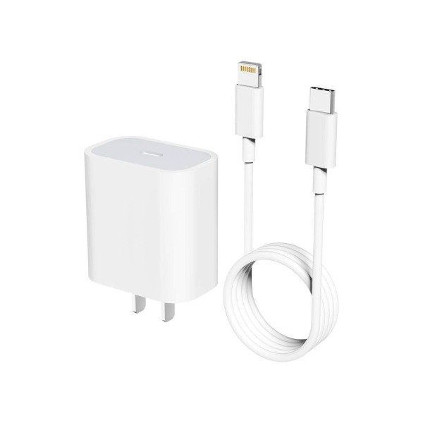 Producto - Cabezal y Cable Apple 20w (Tipo C a Lightning)