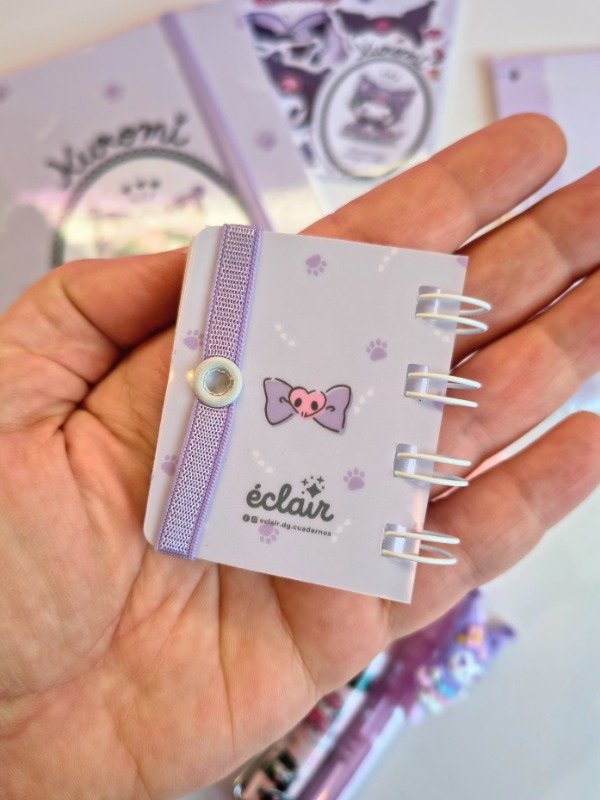 Producto - Mini anotador/llavero Kuromi 2 - 1