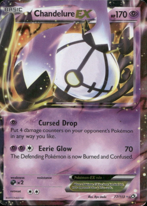 Producto - Chandelure EX - 77/113 - Legendary Treasures - Holo