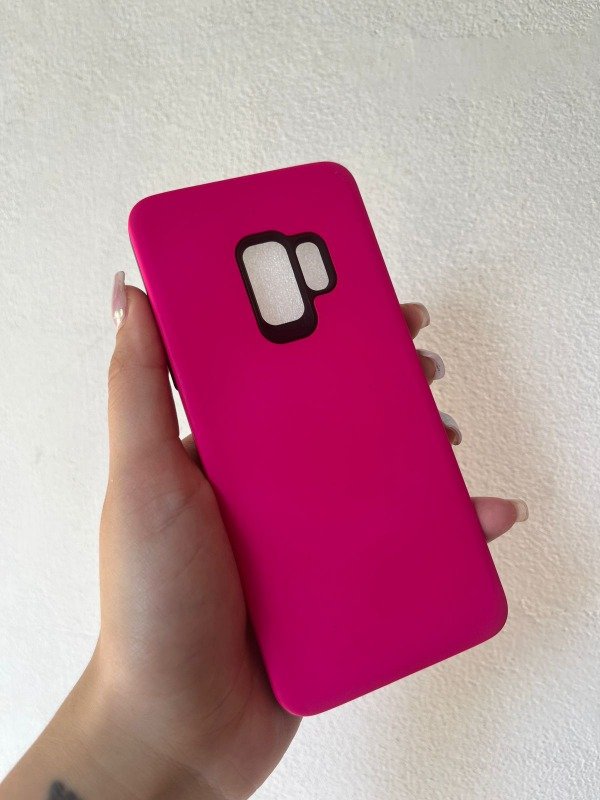 Producto - S9 funda anti golpe fucsia