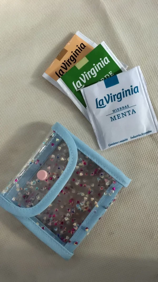 Producto - PORTA SAQUITO DE TE TURQUESA