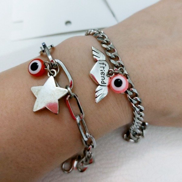 Producto - Pulseras con dije ojo turco