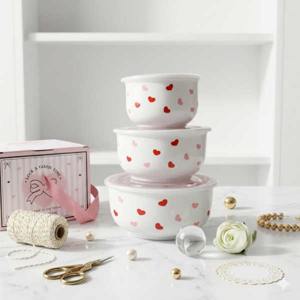 Producto - Pack 3 bowls love cerámica