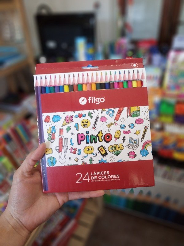 Producto - Lápices de colores Filgo pinto x24 unidades