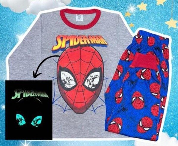 Producto - Pijama Spider-Man (Brilla en la oscuridad)