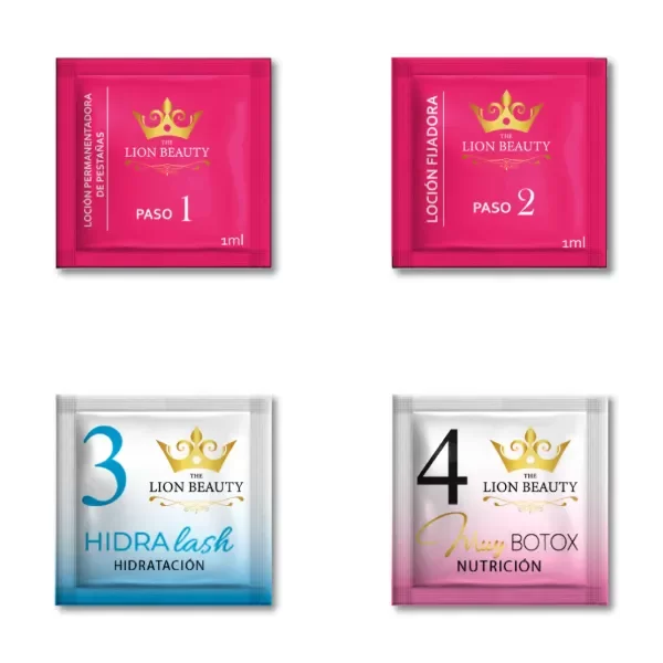 Producto - Combo Lash Lifting y Laminado de Cejas - The Lion Beauty (10 sobres c/u)