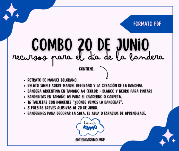 Producto - COMBO DÍA DE LA BANDERA 1 -PDF