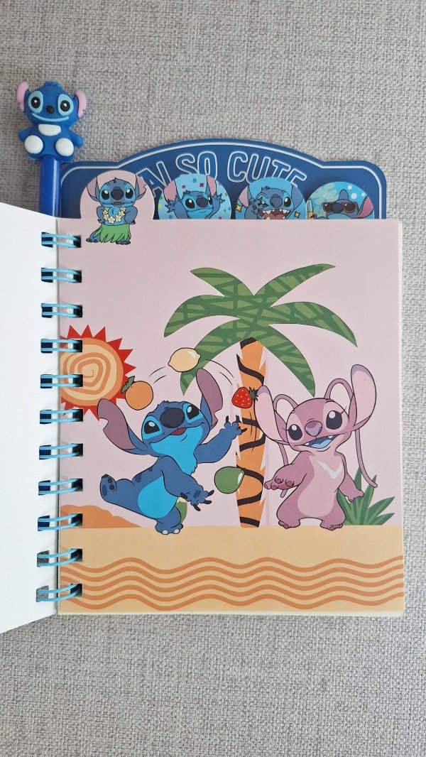 Producto - Anotador Stitch con lapicera - 1