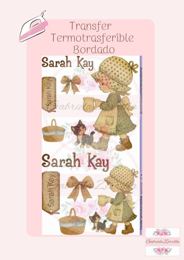 Producto - Transfer Termo transferible bordado N-4