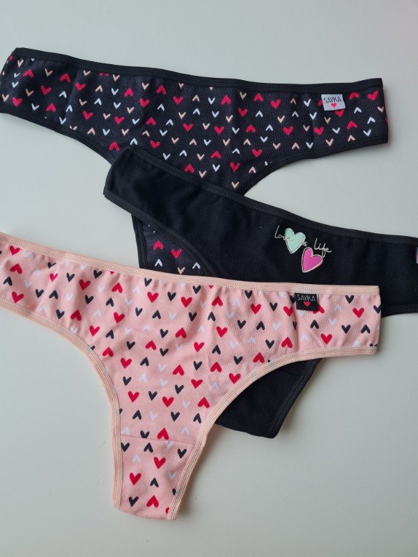 Producto - Pack x3 culotte less de algodón - 10333