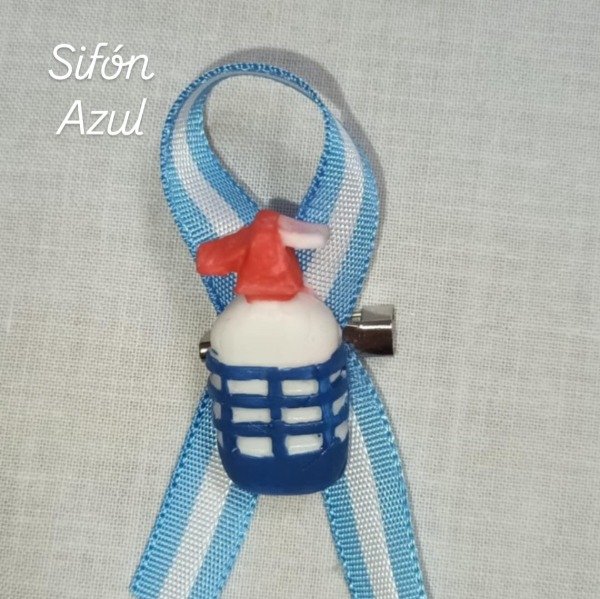 Producto - Escarapela SIFÓN AZUL