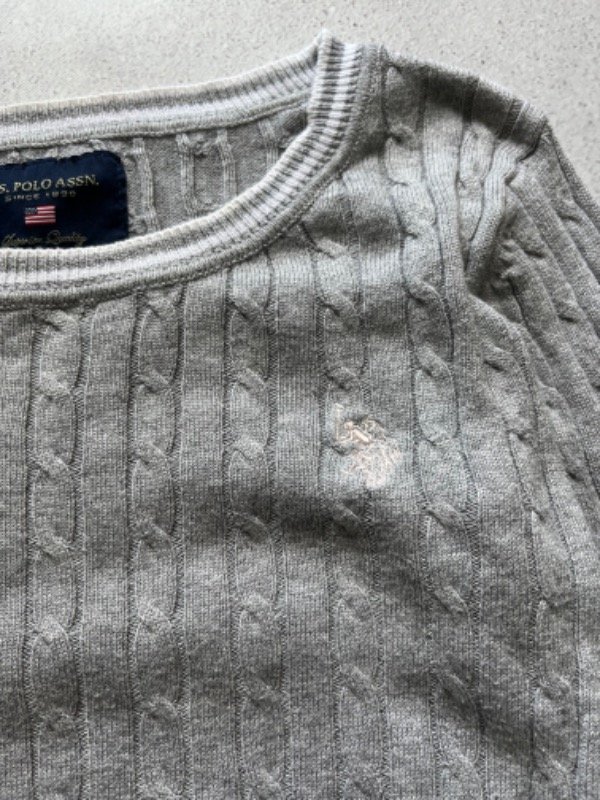 Producto - Sweater Polo U.S gris - 5