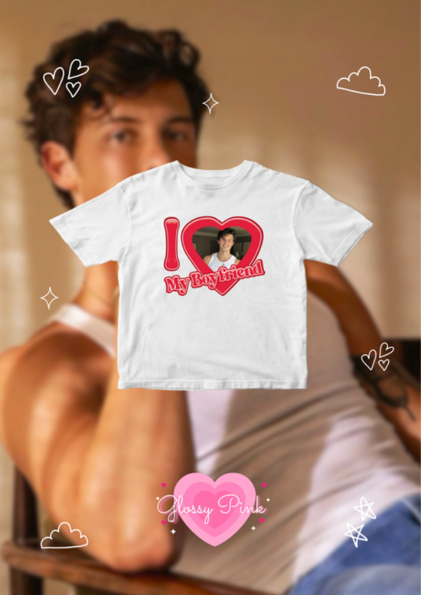 Producto - Baby Tee I Love My Boyfriend Shawn - DTF