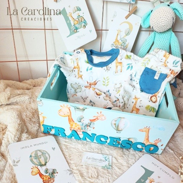 Producto - Box Organizador - Set de Nacimiento 3 piezas + Set Voy Creciendo o Chocos