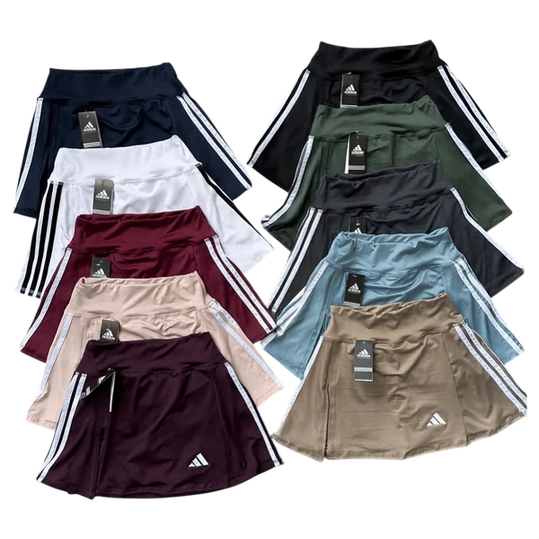 Producto - Short Pollera Adidas Lycra Calidad Premium Varios Colores