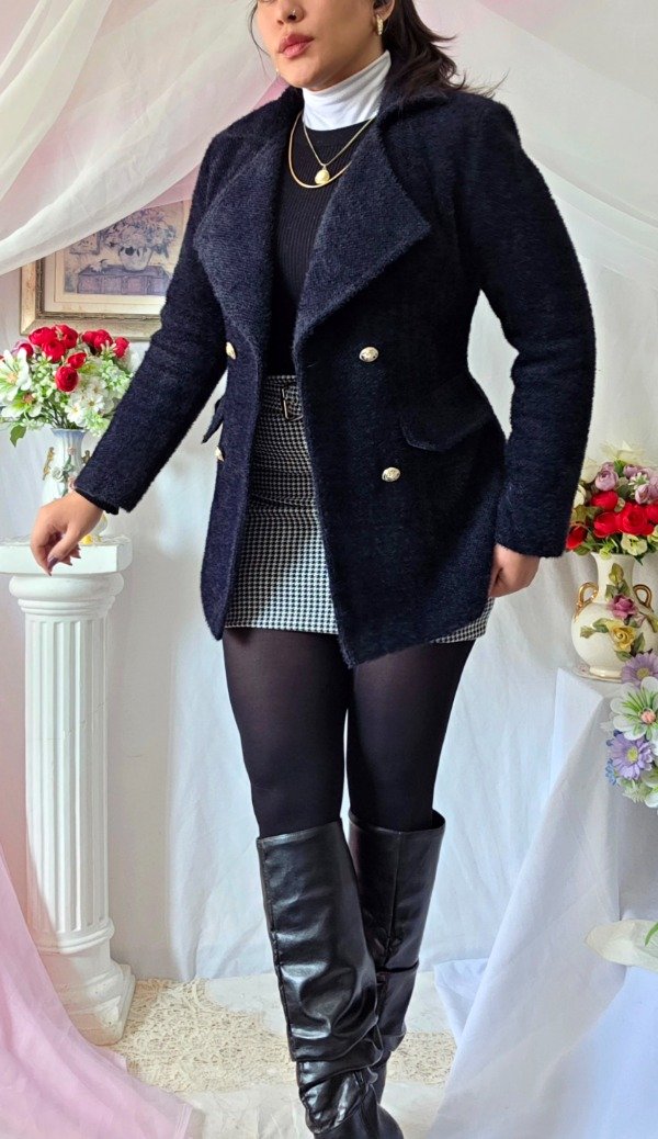 Producto - Tapado/ Blazer Dana Oscuro! IMPORTADO NUEVO - 3