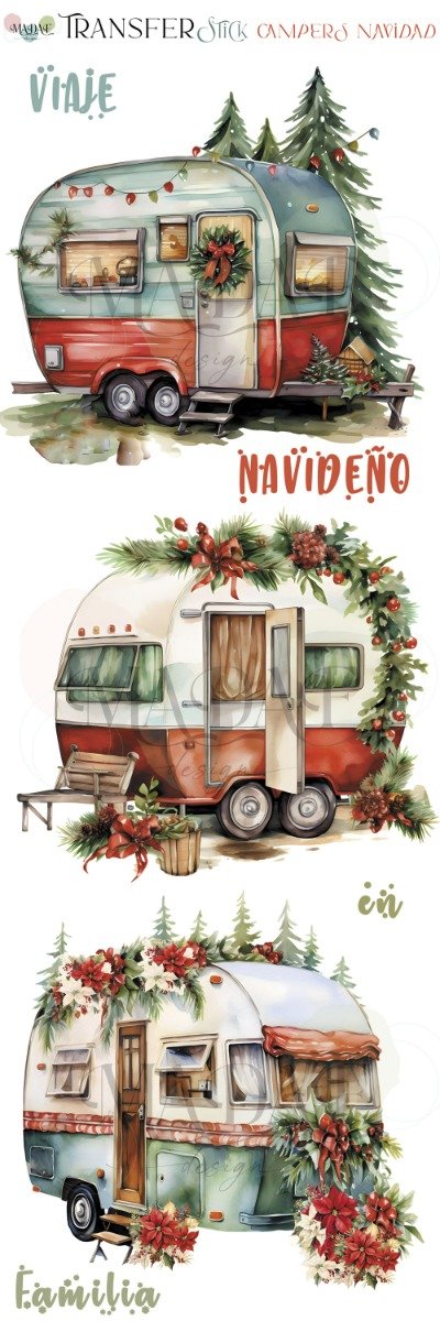 Producto - TRANSFER STICK NAVIDAD CAMPERS 01
