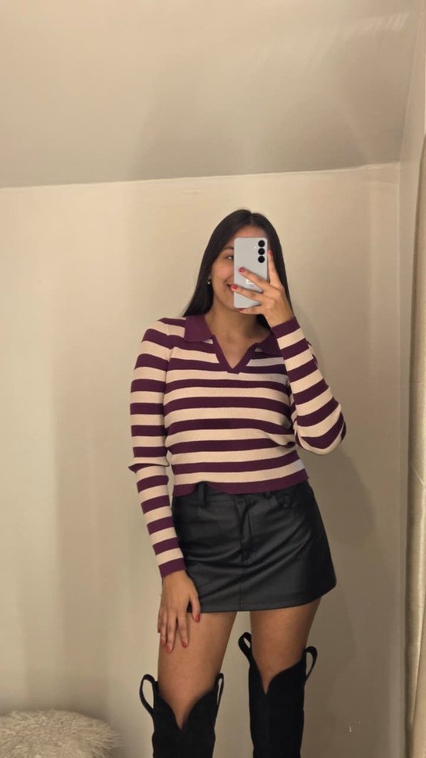 Producto - SWEATER PADMA CIRUELA - 1
